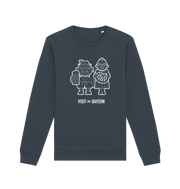 India Ink Grey Printed Sweater Front