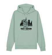 Oktoberfest München Unisex Hoodie - Illustration in Schwarz – Aloe