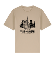 Oktoberfest München Unisex T-Shirt - Illustration in Weiß – Desert Dust