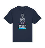 French Navy Printed T-shirt Front