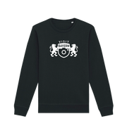 Black Printed Sweater Front