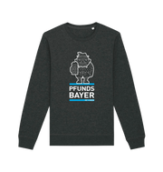 Dark Heather Grey Printed Sweater Front