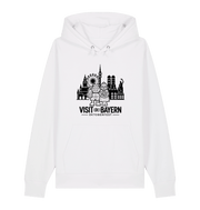 Oktoberfest München Unisex Hoodie - Illustration in Schwarz – White