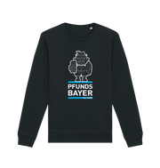 Black Printed Sweater Front