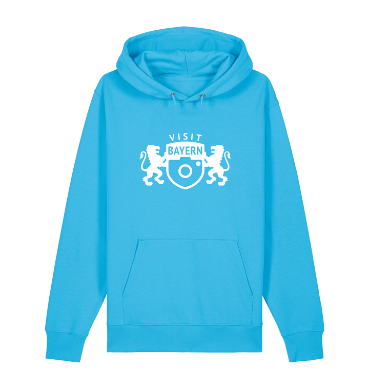 Bayern Unisex Hoodie | VisitBayern Basic – Logo in Weiß