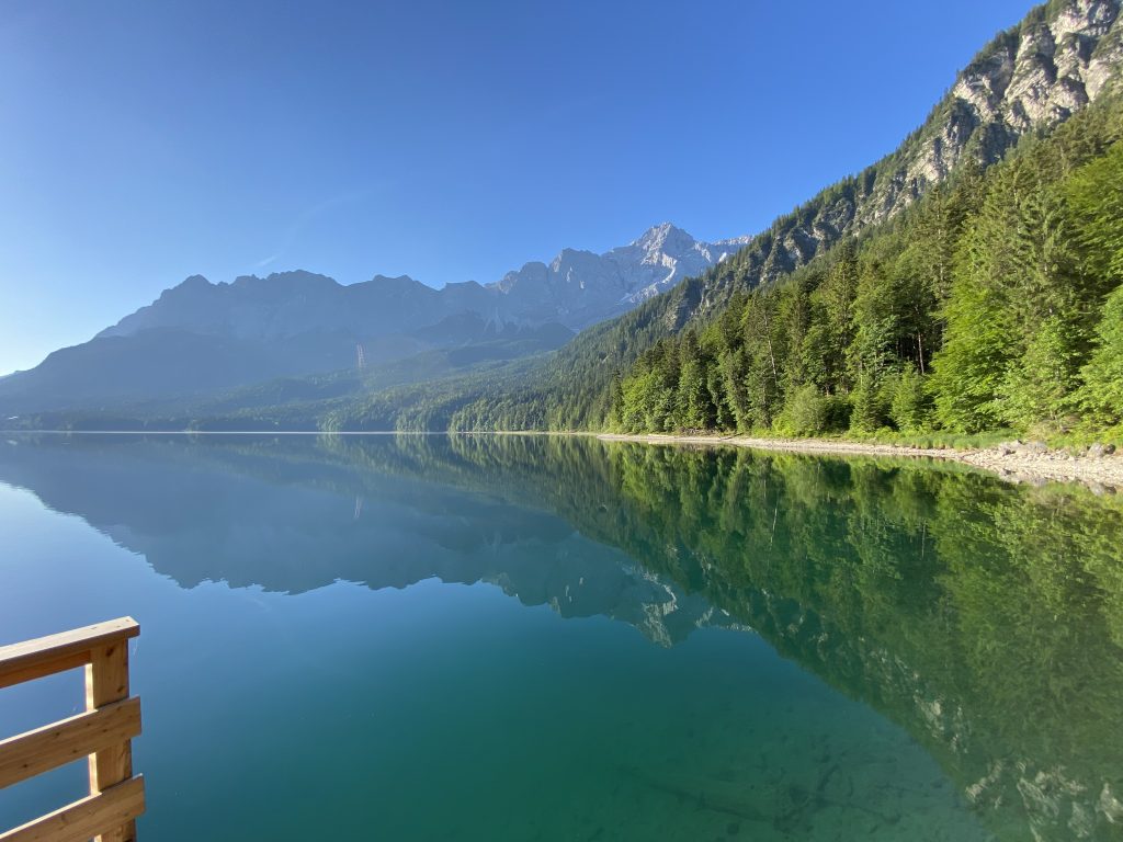 Eibsee Grainau Wahnsinnsspiegel
