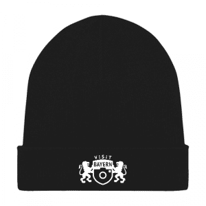 Beanie | Logo weiß auf schwarz