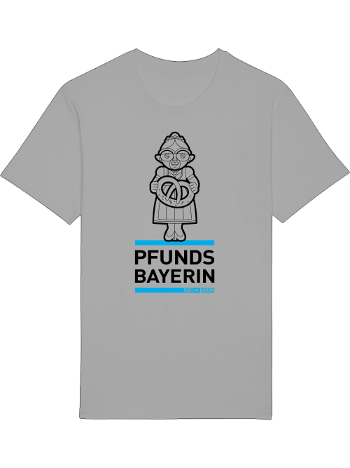 VisitBayern Unisex T-Shirt | Pfundsbayerin – Illustration in Schwarz – Bild 3